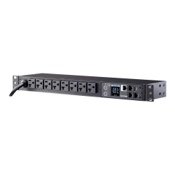 CyberPower Monitored Series PDU31002 - Power distribution unit (rack-mountable) - AC 100-120 V - Ethernet, serial - input: NEMA 5-20 - output connectors: 8 (8 x NEMA 5-20R) - 1U - 12 ft cord