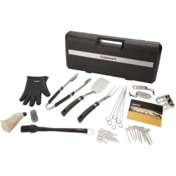 Cuisinart 36-Piece Backyard BBQ Tool Set - 36 Piece(s) - Barbecue Tool Set - Grill Spatula - Fork - Tong - Grill, Barbecue, Cooking - 36 Piece