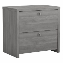 Bush Business Furniture Echo 31-5/8"W x 20"D Lateral 2-Drawer File Cabinet, Modern Gray, Standard Delivery