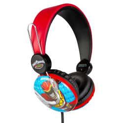 Sakar® Power Rangers Kids Over The Ear Headphones, Red