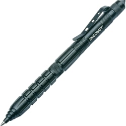 Defender TAC Press-Tip Pen, Ball Point, 1.0 mm, Black Barrel, Black Ink