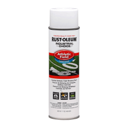 Rust-Oleum Industrial Choice AF1600 System Athletic Field Inverted Striping Paint, 17 Oz, White, Case Of 12 Cans