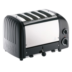 Dualit® NewGen Extra-Wide-Slot Toaster, 4-Slice, Matte Black