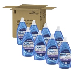 Dawn® Professional™ Manual Pot And Pan Dishwashing Detergents, Clean Scent, 38 Oz Bottle, Case Of 8 Bottles