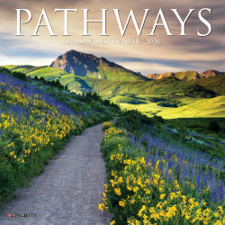 2026 Willow Creek Press Monthly Mini Wall Calendar, 7" x 7", Pathways, January To December, 53690