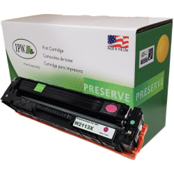 IPW Preserve Remanufactured Magenta High Yield Replacement Toner Cartridge For HP W2113X, W2113XR-ODP
