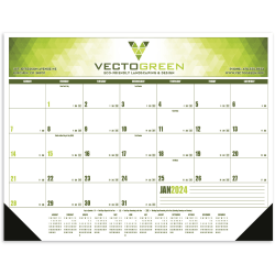 Multicolor Desk Pad Calendar, 17" x 22", January-December