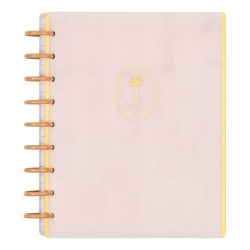 Happy Planner Monthly/Weekly Classic Disc-Bound Academic Planner, 7" x 9-1/4", Dreamy Palms Ivory, July 2026 to June 2027, Total Quantity 1