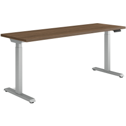 HON® Coordinate 2-Stage Height-Adjustable Writing Desk, 70"W, Pinnacle/Silver