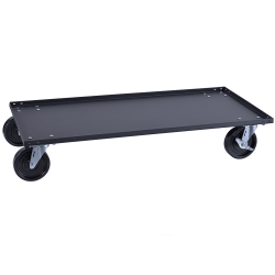 Sandusky Heavy Duty Steel Cabinet Dolly, 6"H x 46"W x 24"D, Black