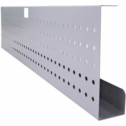 Lorell Invent Training Table Components - 42" Width x 3" Depth x 10" Height x 39.37 mil Thickness - Durable - Steel - Silver - 1 Each