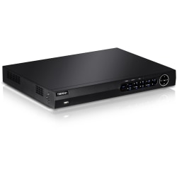 TRENDnet 8-Channel H.264/H.265 PoE+ NVR, 1080p HD, up to 12TB storage (HDDs not included), Supports one 4K Camera Channel, 8 PoE+ ports, 80W PoE Power Budget, Rackmount, TV-NVR408 , Black - 8 Channel 4K UHD PoE+ NVR