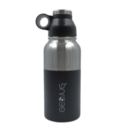Brentwood GeoJug Vacuum-Insulated Water Bottle, 40 Oz, Black