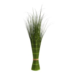 Nearly Natural Onion Grass 40"H Artificial Plant, 40"H x 11"W x 11"D, Green