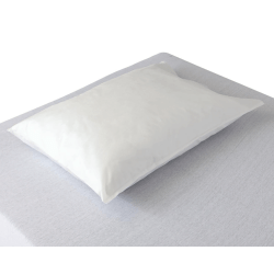Medline Multi-Layer Disposable SMS Pillowcases, 20" x 29", White, 10 Pillowcases Per Box, Case Of 10 Boxes