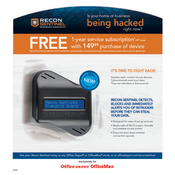 Recon Sentinel Cybersecurity Device Annual Service