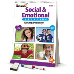 Newmark Learning Flip Chart, Social and Emotional Learning, Grade Pre-K To 1