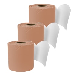 Carson Dellosa Education Rolled Scalloped Bulletin Board Border, Cinnamon Spice, 65 Feet, Pack Of 3