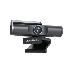 AVerMedia 60fps Ultra-Clear 4K Webcam, Black, PW515