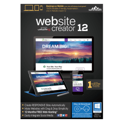 Summitsoft® Website Creator 12, Disc