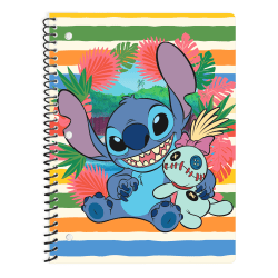 Disney Lilo & Stitch Single Subject Wide Ruled Notebook, 8.5" x 11", 70 Sheets