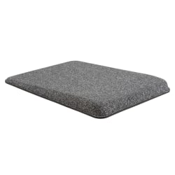 Allsop Premium Plush Angled Mousepad, Gray, Total Qty 1