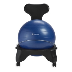 Gaiam Classic Balance Ball Chair, Blue