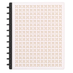 TUL® Discbound Notebook, Letter Size, 60 Sheets, Rose Gold