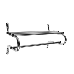 CSL TMK Series Metal Wall Rack, 17"H x 36"W x 14-3/4"D, Silver