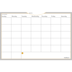 AT-A-GLANCE® WallMates Monthly Dry-Erase Calendar, 24" x 36"