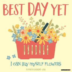 2026 Willow Creek Press Art & Design Monthly Wall Calendar, 12" x 12", Best Day Yet, January To December, 50200