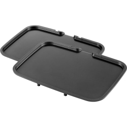 Zwilling Enfinigy Flat Grill Plates, For Enfinigy Indoor Grill, Black, Set Of 2 Plates