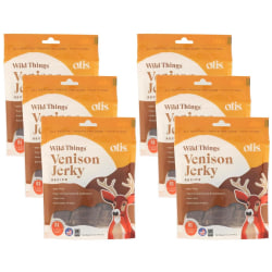 O.T.I.S Wild Things Dog Treat Jerky, Venison, 4 Oz, Total Qty 6