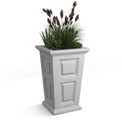Mayne Wyndham Planter, 24"H, White