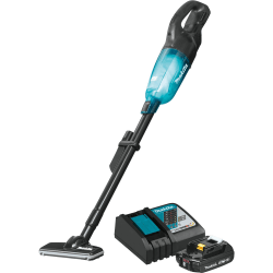 Makita USA 18V LXT Cordless Rechargeable Bagless Dry Stick Vacuum