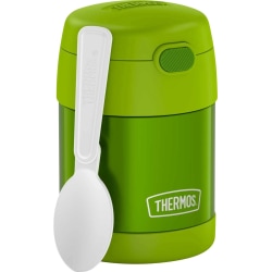 Thermos FUNtainer Stainless Steel Food Jar 10Oz - Food Storage - Dishwasher Safe - 3.7" Diameter - Lime - Stainless Steel Body