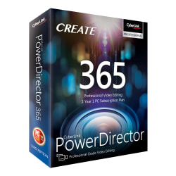 Cyberlink Power Director 365, For 1 Device, 1-Year Subscription
