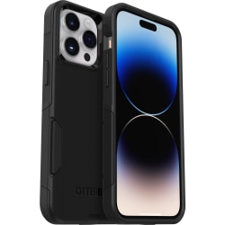 OtterBox iPhone 14 Pro Max Commuter Series Antimicrobial Case - For Apple iPhone 14 Pro Max Smartphone - Black - Bump Resistant, Bacterial Resistant, Dirt Resistant, Drop Resistant, Dust Resistant - Synthetic Rubber, Polycarbonate, Plastic - 1 Pack