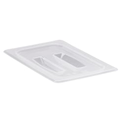 Cambro Translucent 1/4 Food Pan Lids With Handles, Pack Of 6 Lids