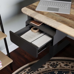 VARI Undermount Storage Shelf, 7-5/8"H x 13-3/16"W x 12"D, Slate