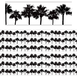 Teacher Created Resources Straight Border Trim, Coco Palms, 35' Per Pack, Set Of 6 Packs