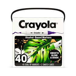 Crayola 40 ct. Dual Tip Alcohol Markers