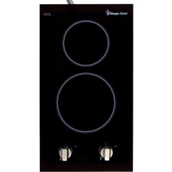 Magic Chef 12-Inch Electric Cooktop 120V - 12" WideGlass Ceramic - Ceramic Glass Cooktop - Built-in - Glass Ceramic