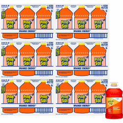 CloroxPro™ Pine-Sol All Purpose Cleaner - Concentrate - 144 fl oz (4.5 quart) - Orange Energy Scent - 126 / Pallet - Water Soluble, Deodorize, Residue-free, Antibacterial - Orange