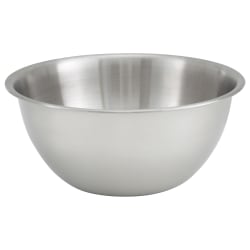 Winco 5-Quart Heavy-Duty Mixing Bowl, Silver