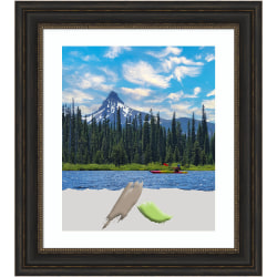 Amanti Art Picture Frame, 25" x 29", Opening Size 20" x 24" (Matted To 16" x 20"), Accent Bronze
