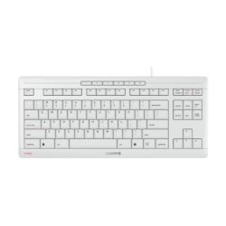 CHERRY STREAM KEYBOARD TKL - Keyboard - USB - US - key switch: CHERRY SX - pale gray