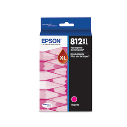 Epson® 812XL DuraBrite® High-Yield Magenta Ink Cartridge, T812XL320-S