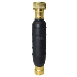 DrainX® Hydro-Pressure Dual-Valve Drain-Cleaning Bladder, Fits 1-1/2" To 3" Drainpipes, Black