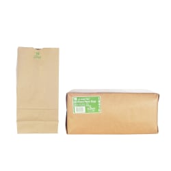 Duro Bag #16 Kraft Lunch Bags, 7 3/4"H x 4 13/16"W x 16"D, Kraft, Pack Of 500
